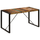 Dining Table 140x70x75 cm Solid Reclaimed Wood 247421