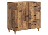 Sideboard Old Wood 66 x 34.5 x 90 cm Engineered Wood 894173
