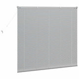 Venetian Blinds Height Adjustable Silver 130 x 150 cm Aluminium 42005907