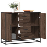 Sideboard Brown Oak 92x35x76 cm Engineered Wood 3300829