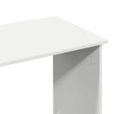Desk White 102x50x75 cm Engineered Wood 860463