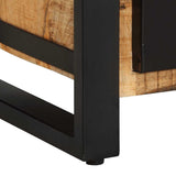 Drawer Cabinet 50x35x70 cm Solid Rough Wood Mango 4013583