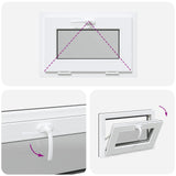 Basement Window Internal Colour White RISOR 60 x 40 cm 42047345