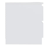 806194 Bed Cabinets 2 pcs White 50x39x43,5 cm Engineered Wood
