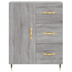 Highboard Grey Sonoma 69.5x34x180 cm Engineered Wood 3189427