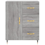 Highboard Grey Sonoma 69.5x34x180 cm Engineered Wood 3189427