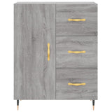 Highboard Grey Sonoma 69,5x34x180 cm Engineered Wood 3198455