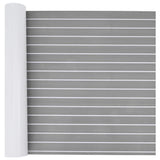 Boat Mat Striped Light Grey with White 240 x 90 x 0.5 cm EVA 42008464