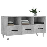 TV Cabinet Concrete Grey 102x36x50 cm Engineered Wood 829032