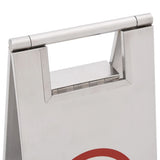 Folding Parking Sign Stainless Steel 149574