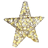 3D Star 50 LEDs Warm white 55 x 52.5 x 9 cm Rattan 42019104