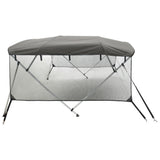 4-bow Bimini Top with Mesh Sidewalls 243xx137 cm 94860