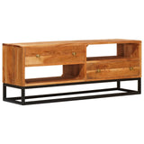 TV Cabinet Natural 110 x 30 x 44 cm Solid Acacia Wood 4104614
