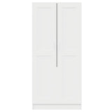 803434 Wardrobe White 82,5x51,5x180 cm Engineered Wood