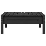 3 Piece Garden Lounge Set Solid Pinewood Black 806601