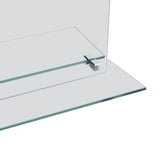 249432 Wall Mirror with Shelf 50x70 cm Tempered Glass