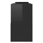 TV Cabinet High Gloss Black 104x30x52 cm Engineered Wood 808357