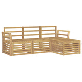 Outdoor Sofa Set 4 pcs White 193.5 x 122.5 x 73 cm 3391634