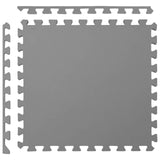 Pool Ground Mat 24 pcs Grey 8.64 m EVA Foam 3433292