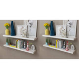 Wall Shelves 4 pcs White 100 cm 275999