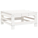 7 Piece Garden Lounge Set White Solid Wood Pine 3186194