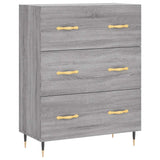 Highboard Grey Sonoma 69.5x34x180 cm Engineered Wood 3195833