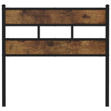 Replace Headboard Smoked Oak 90 cm Iron and Engineered Wood 4017081