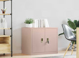 Storage Cabinet Pink 60 x 40 x 70 cm Steel 891719