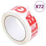 Packaging Tape 72 pcs FRAGILE Printed White 48 mm x 66 m 4012400