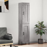 Highboard Grey Sonoma 34,5x34x180 cm Engineered Wood 3200463