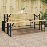 Beer Table Leg 2 pcs Black 39 x 3 x 75 cm Powder-Coated Steel 42001776