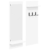 Wall-Mounted Coat Rack White 70 x 10 x 90 cm Engineered wood 874523