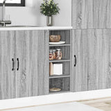 Bottom Cabinet Riga Grey Sonoma 30x44.5x81.5 cm Engineered Wood 854198