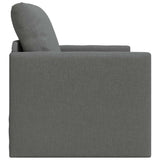 Sofa Bed Dark Grey 74 x 77 x 81 cm Fabric 4106622