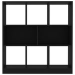 ZNTS Book Cabinet Black 97.5x29.5x100 cm Engineered Wood 800172
