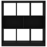 ZNTS Book Cabinet Black 97.5x29.5x100 cm Engineered Wood 800172