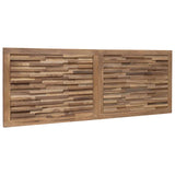 Bed Headboard Natural Solid Teak Wood 42024555