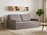 2 Seater Sofa Taupe 130 x 81 x 82 cm Fabric 42041046