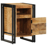 Bedside Cabinet 40x40x59 cm Solid Rough Wood Mango 4016694