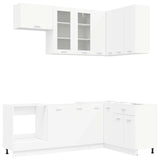 Kitchen Unit LYON 8 pcs White Engineered Wood 3438507