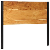 Headboard 120 cm Solid Wood Acacia and Iron 4017548