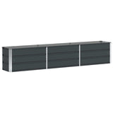Planter Anthracite 240 x 40 x 45 cm Steel 42018188