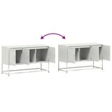 TV Cabinet White 100.5x39x60.5 cm Steel 846481