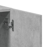 File Cabinet Concrete Grey 60x32x115 cm Engineered Wood 840775