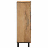 Highboard Brown 40x33x110 cm Solid Wood Mango 4017749