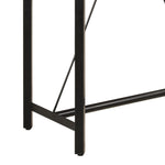 ZNTS Bar Table 110x55x107 cm Solid Wood Mango and Iron 356381