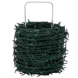 Barbed Wire Green 100 m PVC-coated Steel 42010309