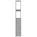 Bathroom Cabinet Grey Sonoma 25x26.5x170 cm Engineered Wood 815961
