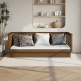 Day Bed without Mattress Honey Brown 80x200 cm Solid Wood Pine 821562