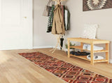 Rug Runner MARSA Multicolour 50 x 450 cm Polyester and PVC 42023263